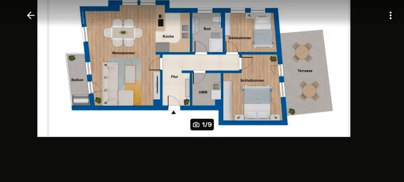 3-Zimmer-Wohnung in Berlin-Grünau — photo 1